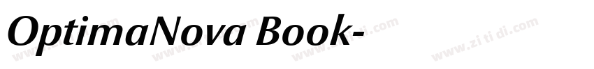 OptimaNova Book字体转换 OptimaNova Book字体转换